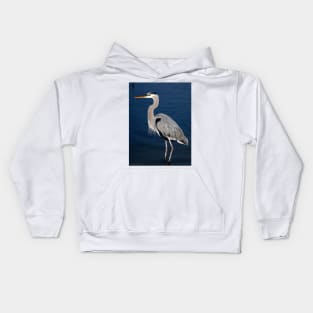 Evening Heron Kids Hoodie